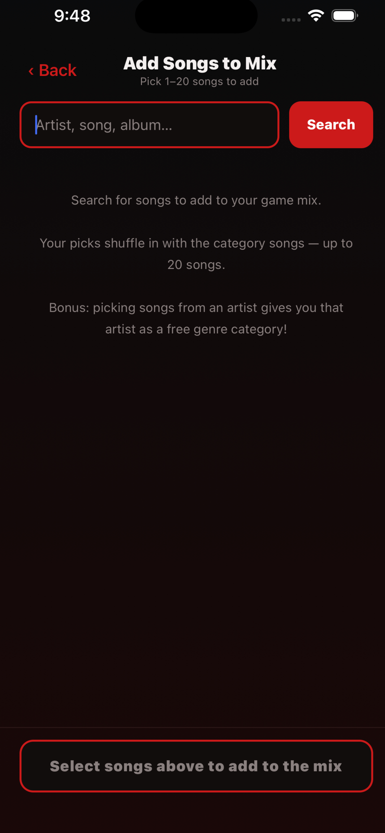 Add songs in Jam Clash